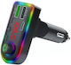 Andowl FM Transmitter Αυτοκινήτου με Bluetooth / USB
