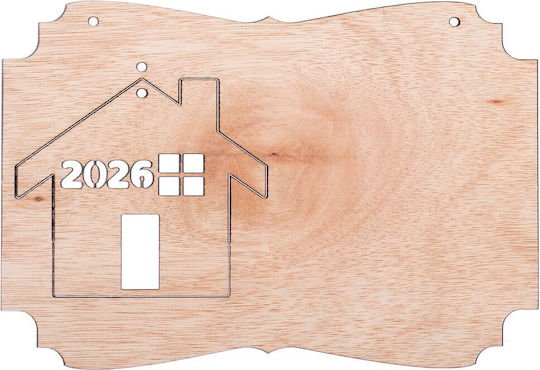 Nuova Vita Tabletop Lucky Charm Pomegranate made of Wood 2026 14x20cm 1pcs