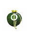 JK Home Decoration Jk Home Décor Pomegranate Flock Ceramic Green 11cm