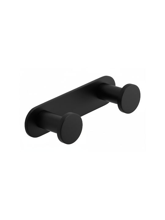 Bronze Art Double Wall-Mounted Bathroom Hook In...