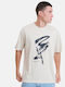 T-shirt Εκρού