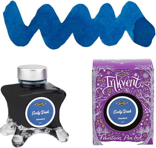 Diamine Ανταλλακτικό Μελάνι για Πένα Broad Inkvent Purple Edition Standard Early Dusk 50ml