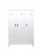 Dulap Trei Frunze Metalic Galvanizat Cu Din Posibilitatea De Blocare 195x45x130 Cm