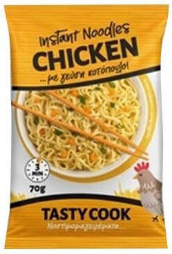 Tasty Cook Noodles 70gr Κοτοπουλο 1-60981