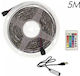 Αδιάβροχη Led Ταινία Usb 5v 5m Τηλεχειριστήριο Rgb Ip65 Rz-0003
