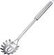 Deep Pasta Spoon Colander Stainless Steel Grey 31cm
