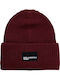 Beanie Beanie Knitted in Burgundy color