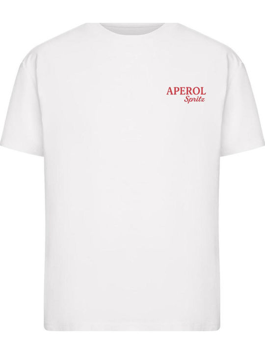 Tricou Aperol Spritz Alb Pentru Femei