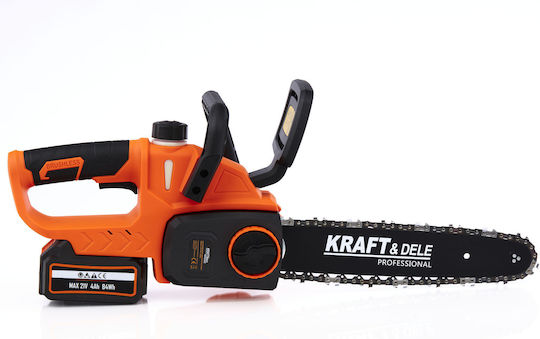 Kraft & Dele Αλυσοπρίονο Μπαταρίας 2x4Ah 21V 3.07kg με Λάμα 30.48cm