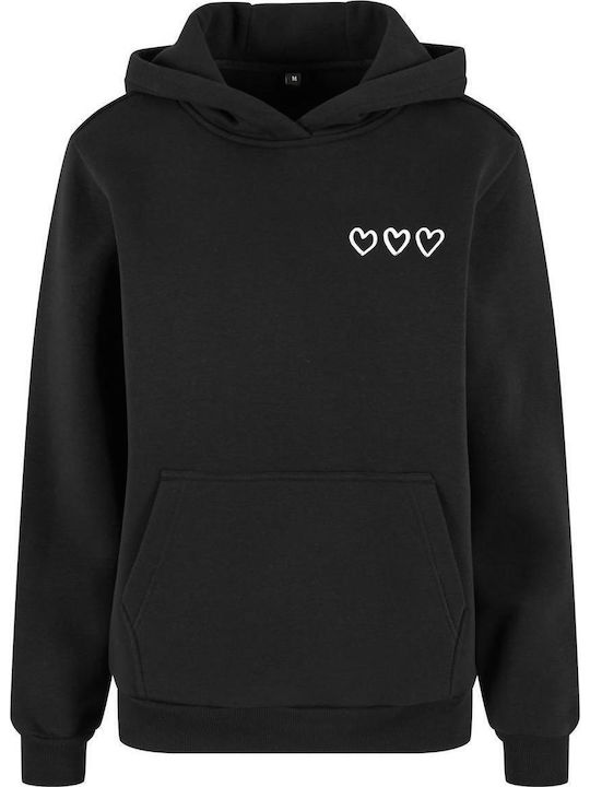 Miss Tee Sweatshirt Black with Hood