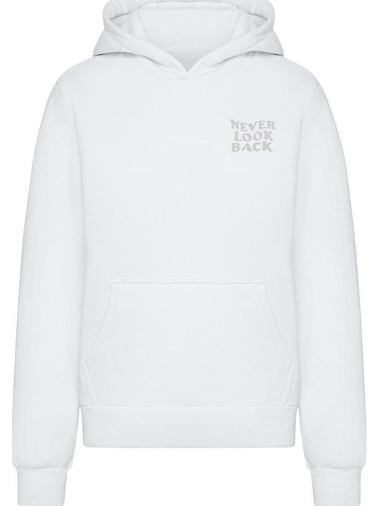 Damen Sweatshirt Kapuzen White