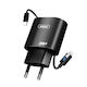Andowl Φορτιστής με Θύρα USB-C και Καλώδιο USB-C 25W Μαύρος (Q-CD669)