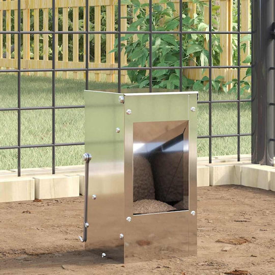 vidaXL Dog Feeder 12.5x12.5x25 cm