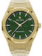 Paul Rich Herrenuhr 43mm Batterie mit Gold Metallarmband