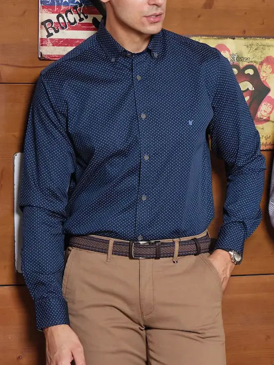 Visconti Long-sleeved Shirt Dark Blue