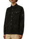 Long-sleeved Corduroy Shirt Black