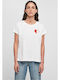 Queen Hearts T-Shirt Weiß