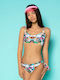 Bikini Set Top & Slip Bottom Tropical Floral