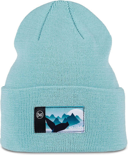 Beanie Unisex Fleece Beanie Gestrickt in Türkis Farbe