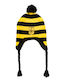 Pom Pom Beanie Unisex Fleece Beanie Knitted in Yellow color