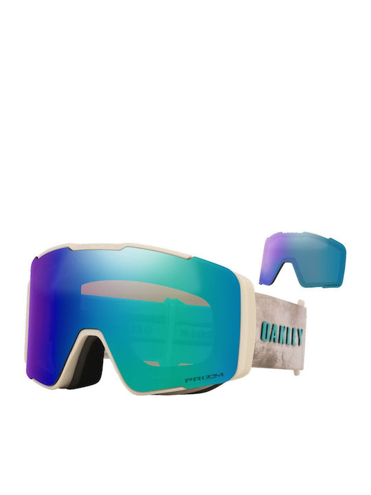 Oakley Snow Mască de Schi și Snowboard pentru Adulți Multicoloră cu Lentilă Multicoloră