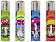 Clipper Αναπτήρας Μεγάλος Magic Mushrooms