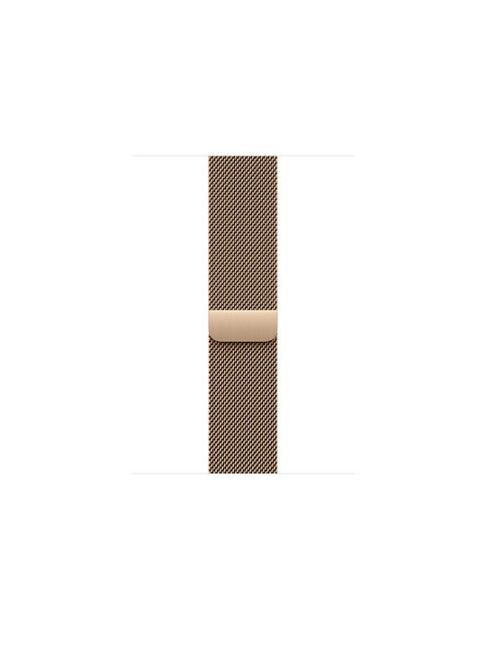Apple Milanese Loop 46mm - S/M Curea Gold (Apple Watch 46mm) Apple Milanese Loop 46mm - S/M Curea Gold (Apple Watch 46mm)