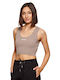 Women's Bra without Padding Beige