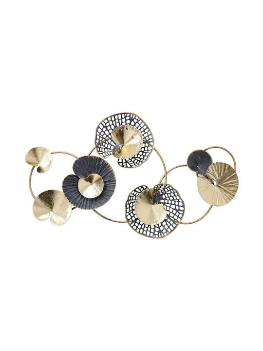 Marhome Geometric Wall Decor Multicolour Metal Element 55.2x5.1x32.4cm