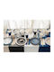PartyDeco Τραπεζομάντηλο Μαύρο 137x183εκ.