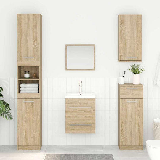 vidaXL Countertop without Sink L38.5xW41xH48cm Sonoma Oak