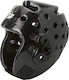 Sportica Adult Open Face Boxing Headgear Synthetic Leather Black