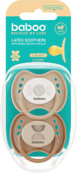 Baboo Schnuller Gummi mit Etui Braun für 0+ Monate 2Stück Baboo Schnuller Gummi mit Etui Braun für 0+ Monate 2Stück