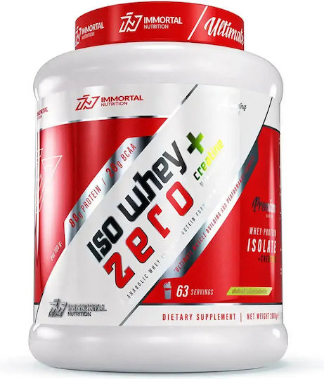Immortal Nutrition Iso Whey Zero + Creatine Πρωτεΐνη Ορού Γάλακτος με Κρεατίνη Χωρίς Γλουτένη & Λακτόζη με Γεύση Dubai Chocolate 2kg