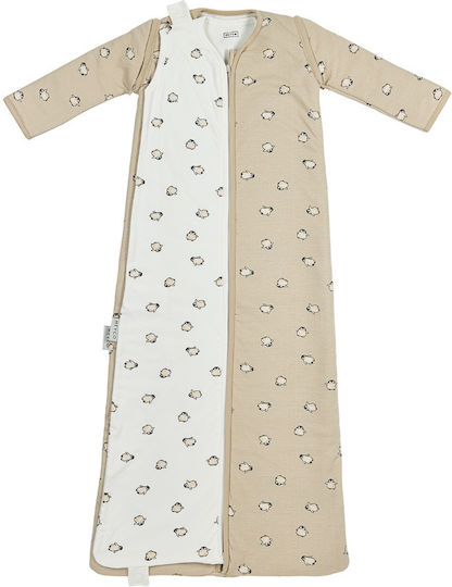 Meyco Winter Sleeping Bag 2.5 Tog Soft Sand with Detachable Sleeves
