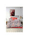 Mardim Cotton Duvet Cover Set 220x240cm Extra Large with 2 Pillowcases N.12