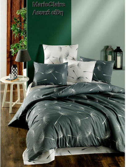 Mardim Cotton Duvet Cover Set 220x240cm Extra Large with 2 Pillowcases N.3