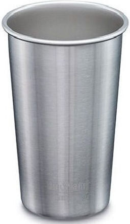 Glas Wasser aus Edelstahl in Silber Farbe 500ml