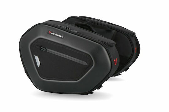 SW-Motech Pro Blaze Motorcycle Saddle Side Bag Set 40lt in Black Colour