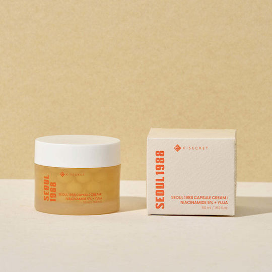 K-Secret Seoul 1988 Capsule Cream Face with Niacinamide 5% + Yuja 50ml