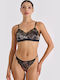 Milena by Paris Lace Underwear Set with Bralette & String Tiger