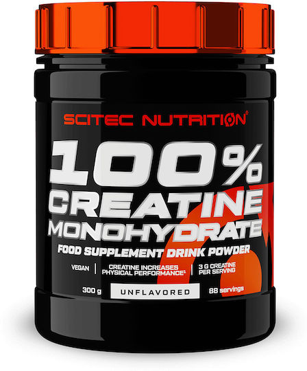 Scitec Nutrition 100% Creatine Monohydrate Micronized με Γεύση Blue Grape 300gr