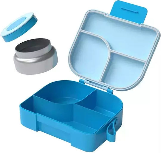 Pandaboo Cutie pentru Mâncare Termos Plastic Gri 1buc