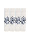 Nakas Concept Napkin Linen Set 4pcs White 50x50cm