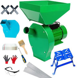 Electric Grain Mill Set 3 In 1 3.9 Kw 350 Kg H Large Hopper Universal Stand Fodder Bran 3 Bags 4 Sieves Gloves Goggles Screwdriver Brush Cobi Smart Electric Grain Mill Set 3 In 1 3.9 Kw 350 Kg H Large Hopper Universal Stand Fodder Bran 3 Bags 4 Sieves Gloves Goggles Screwdriver Brush Cobi Smart