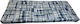 Folding Mattress Camping Bed Camp 9cm Thickness Upholstered Polyester Fabric 190x80x9cm