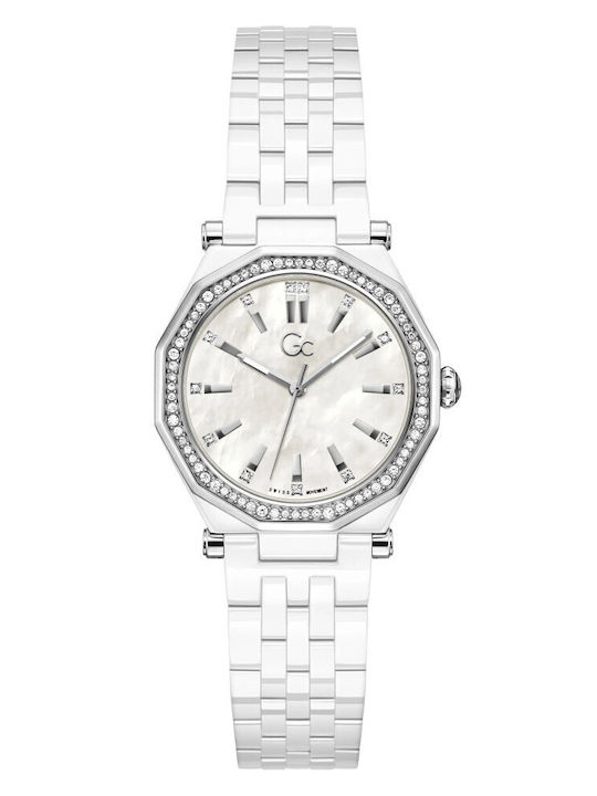 GC Watches Women's Watch with Gray Metal Bracelet