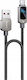 Yesido LED USB 2.0 Kabel USB-C männlich - USB-A 66W Schwarz 1.2m