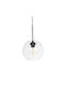 GloboStar Mprala Pendant Light Transparent with Crystals for Socket E27 20x20x18cm