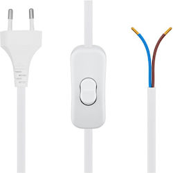 Powertech Euro - Euro Cable 1.5m Λευκό CAB-P041
